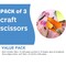 3 PACK -Incraftables 6pcs Decorative Pattern Edge Craft Scissors 10pcs Small Paper Hole Punch Shapes 10pcs Colorful Papers. Best for Fun DIY Scrapbooking Crafting Projects for Kids Adults